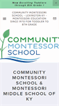 Mobile Screenshot of cmsmontessori.org